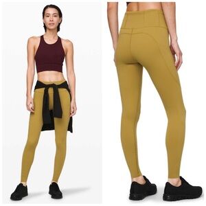 NWT Lululemon Fast & Free HR Tight 28" in Grape Leaf Size 12